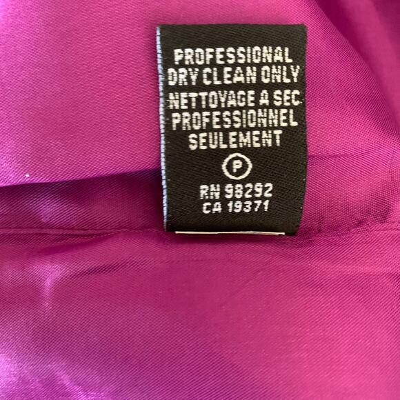 5/$25 Tibi Purple Asymmetrical Sheath Dress - Picture 9 of 10